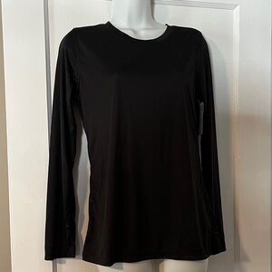 Hanes Women's Classic Black Long Sleeve Top